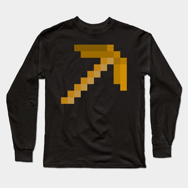 pickaxe wood Long Sleeve T-Shirt by Mamon